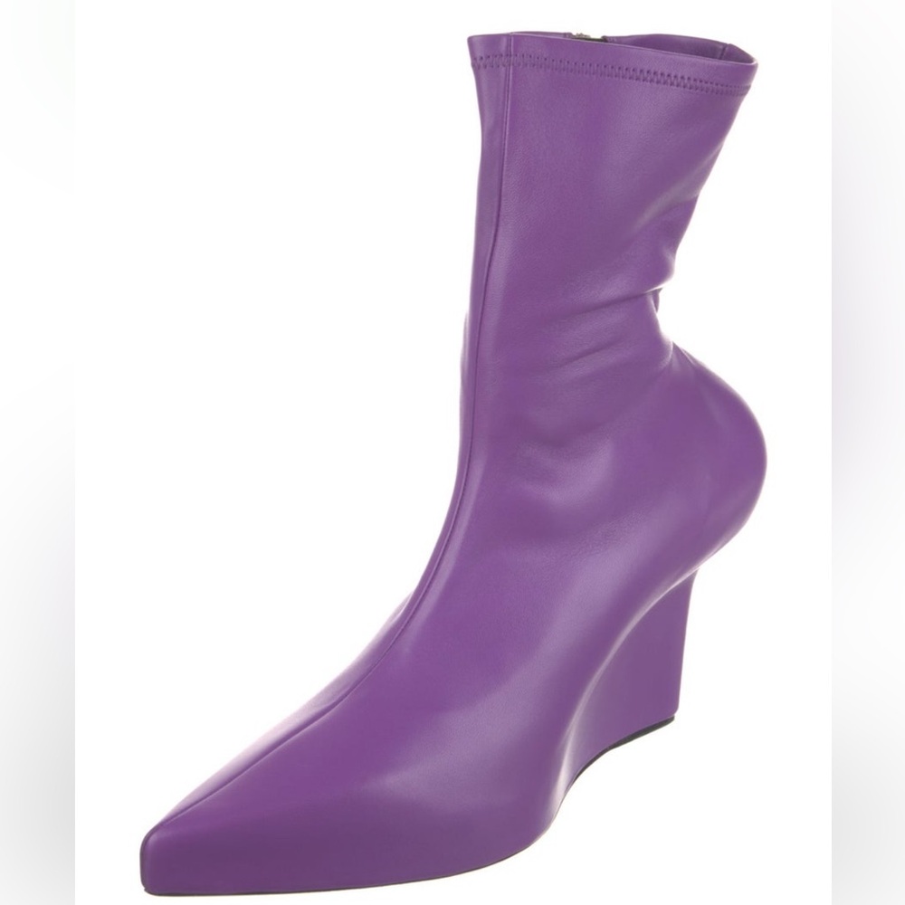 Givenchy Leather Wedge booties